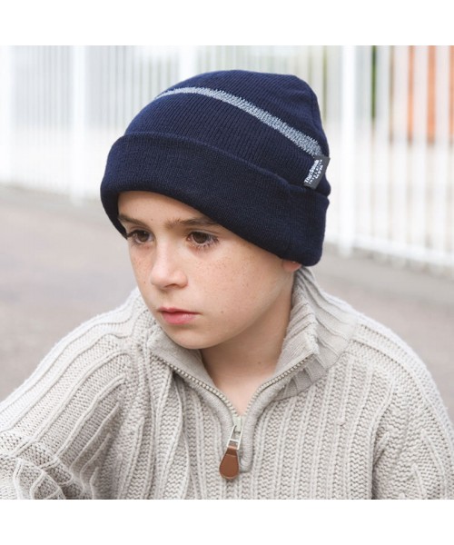 Plain Junior Woolly ski hat with Thinsulate™ insulation Result 340 GSM